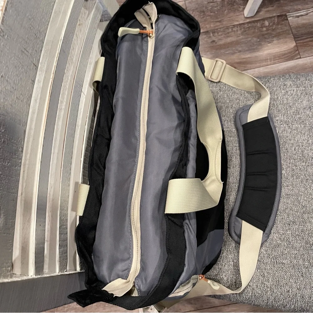 Kelty Kids Diaper Messenger Bag - black, grey and brown